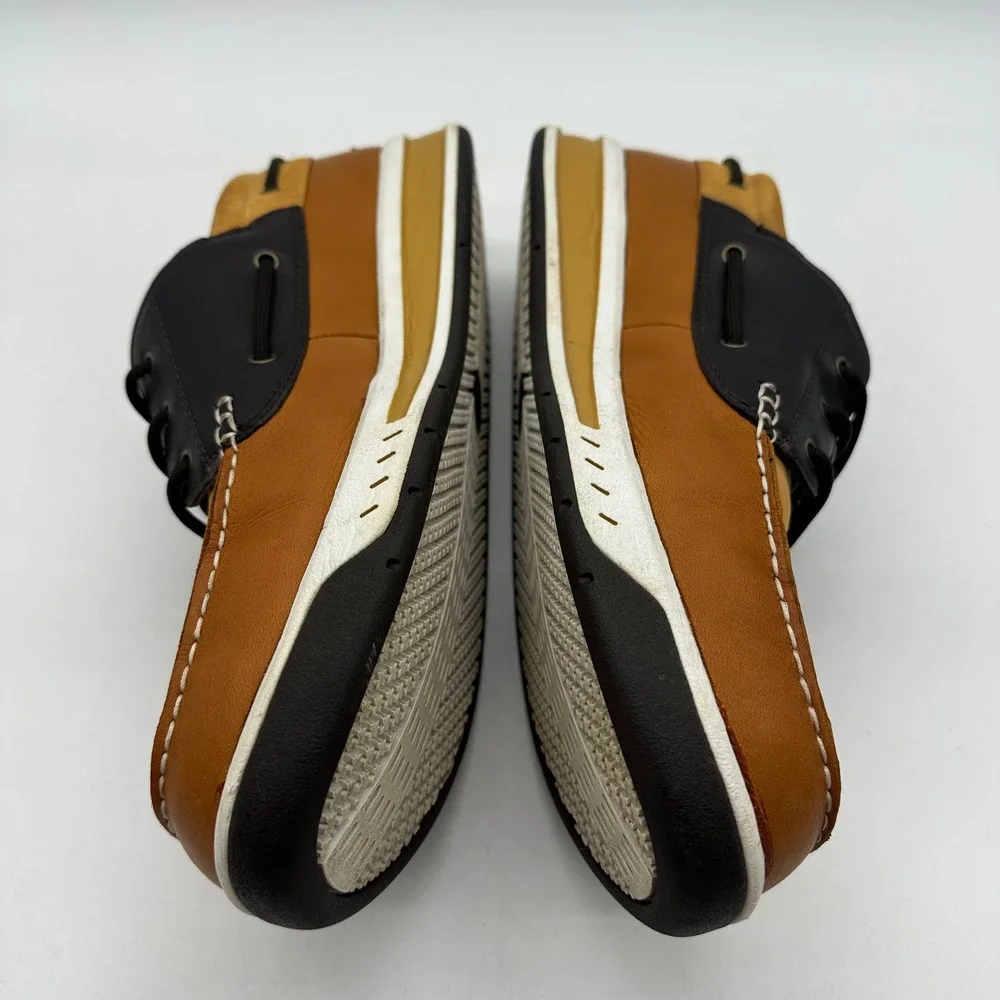Timberland 24537 5822 Mens Size 12M Brown‎ Leather Low Top Loafers Boat Shoes